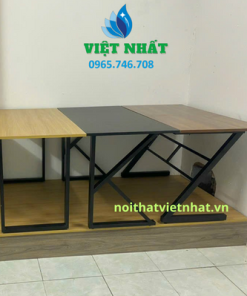 Bàn học, làm việc chân sắt chữ U,K,Z