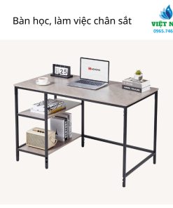 Bàn học, làm việc chân sắt