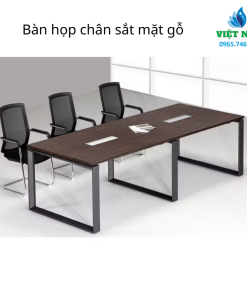 Alternative view of Bàn họp chân sắt mặt gỗ - Nội Thất Việt Nhất