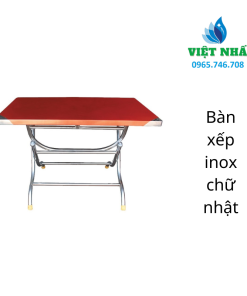 Alternative view of Bàn Inox Xếp Chữ Nhật - Việt Nhất: Đa Dạng, Tiện Ích