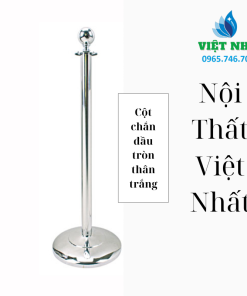 Alternative view of Cột chắn đầu tròn thân trắng – Tinh tế và hiện đại cho không gian sự kiện