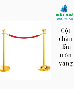 Alternative view of Cột chắn đầu tròn mạ vàng – Tỏa sáng trong mọi không gian sự kiện