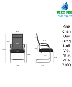 Ghế Chân Quỳ Lưng Lưới Việt Nhất VHT-716Q