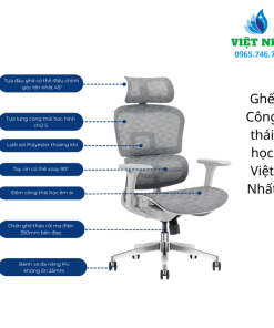 Ghế Xoay Công Thái Học - Nội Thất Việt Nhất: Sự Lựa Chọn Hoàn Hảo Cho Sức Khỏe Và Sự Thoải Mái