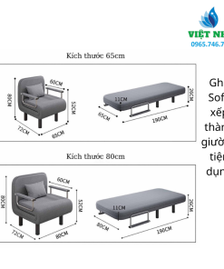 Ghế Sofa xếp thành giường tiện dụng - Nội Thất Việt Nhất