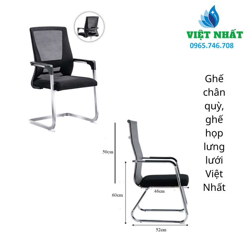 Ghế Chân Quỳ / Ghế Họp Lưng Lưới Giá Rẻ - Giải Pháp cho Văn phòng - Ảnh 2