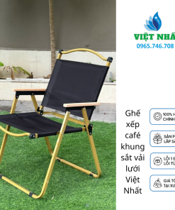 Alternative view of Ghế Xếp Cafe/ Câu Cá Khung Inox - Vải Lưới
