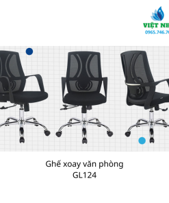 Ghế xoay văn phòng GL124 - Lựa chọn lý tưởng cho không gian làm việc hiện đại
