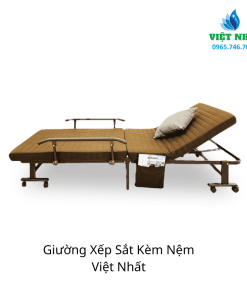 Alternative view of Giường Xếp Sắt Kèm Nệm Nội Thất Việt Nhất – Giải Pháp Tiện Lợi Cho Mọi Không Gian