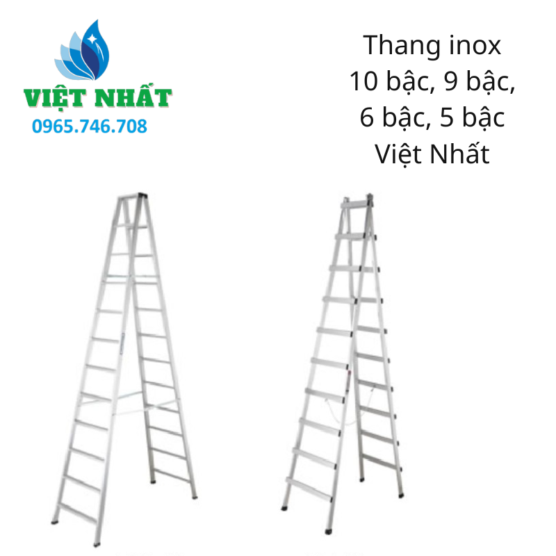 Thang Inox 10 Bậc - Inox Việt Nhất