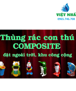 Thùng Rác Composite Hình Con Vật - Việt Nhất