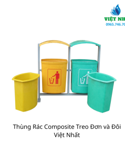 Alternative view of Thùng Rác Composite Treo Đơn và Đôi: Sự Lựa Chọn Hiện Đại Cho Môi Trường Xanh