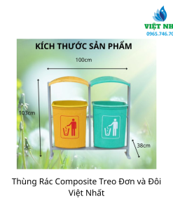 Thùng Rác Composite Treo Đơn và Đôi: Sự Lựa Chọn Hiện Đại Cho Môi Trường Xanh