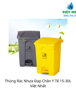 Thùng Rác Nhựa Đạp Chân Y Tế 15-30L: Việt Nhất