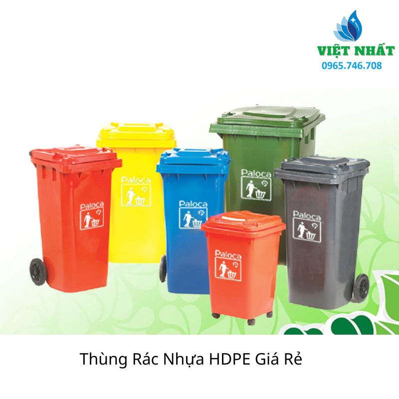 Thùng Rác Nhựa HDPE Giá Rẻ: Sản phẩm cần thiết cho mọi môi trường
