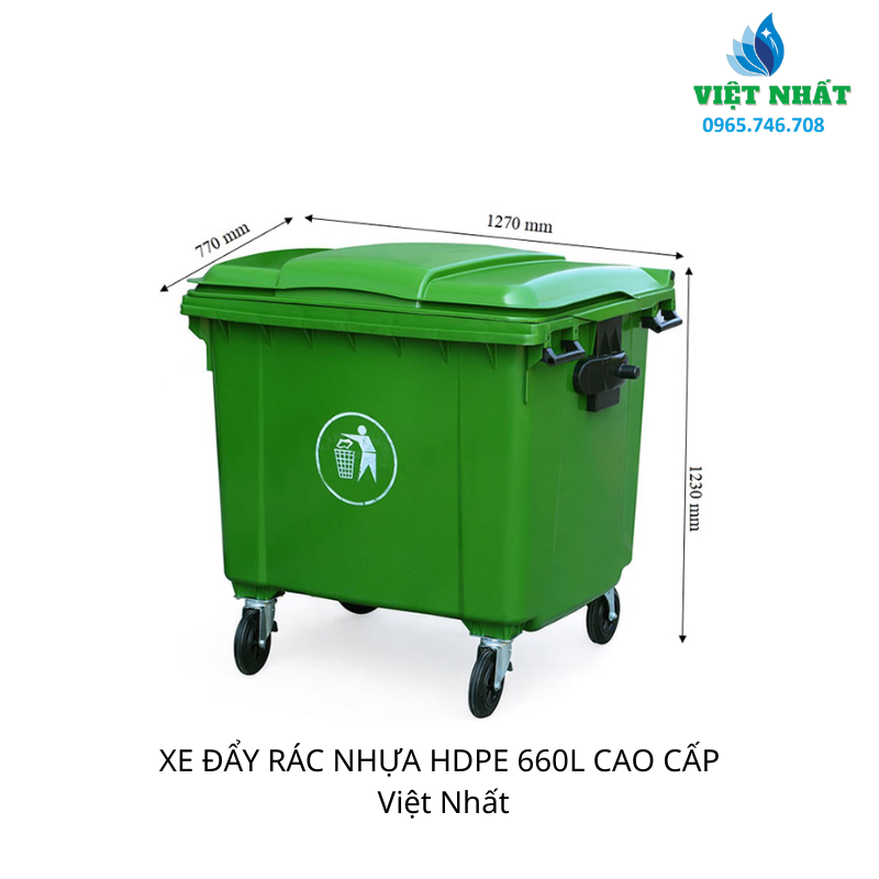 Thùng Rác Nhựa HDPE Giá Rẻ: Sản phẩm cần thiết cho mọi môi trường - Ảnh 3
