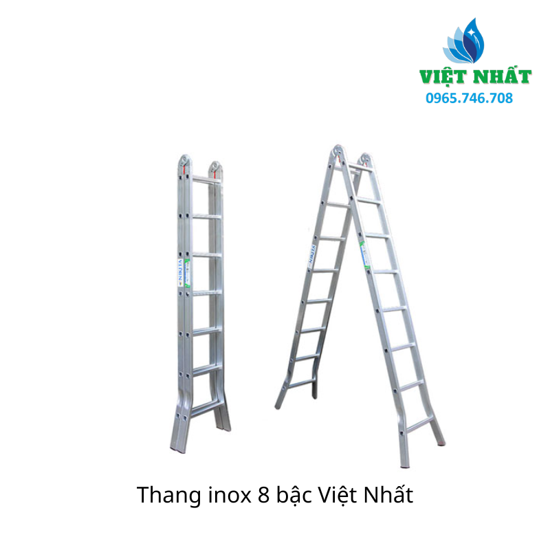 Thang Inox 8 Bậc - Inox Việt Nhất - Ảnh 2