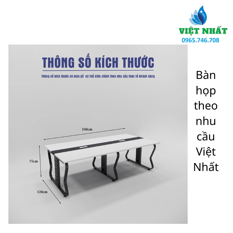 Bàn họp theo nhu cầu - Nội Thất Việt Nhất - Ảnh 3