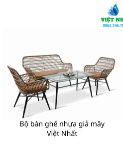Bộ bàn ghế nhựa giả mây - Nội Thất Việt Nhất